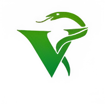 Zdjęcie przedstawiające zielone logo gabinetu weterynaryjnego